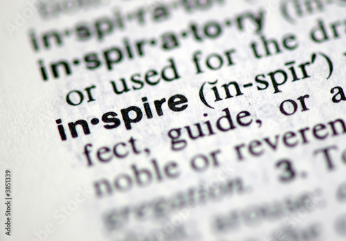A macro shot of the word 