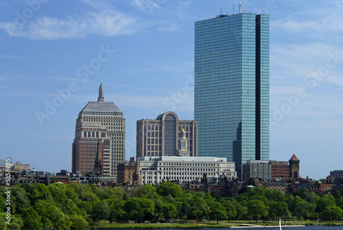 classic boston skyline