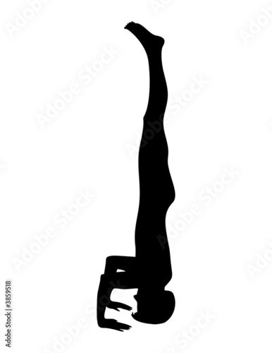 Yoga silhouette