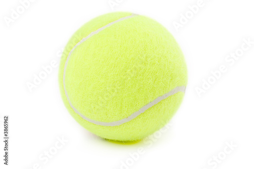 tennis balls with white background © Feng Yu