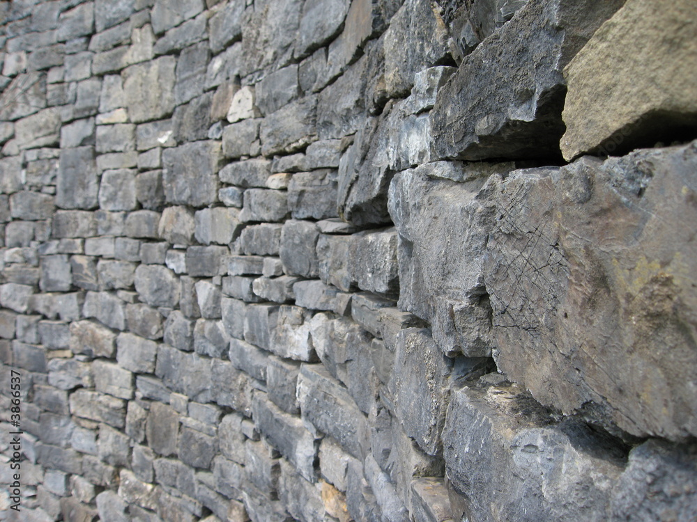 Stone wall of Newgrange