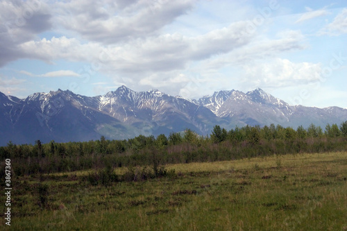 Alaska Range from Denali Park
