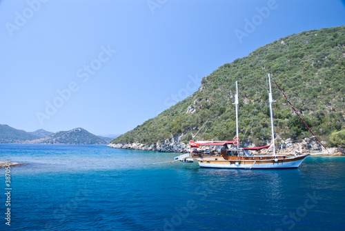 "Gulet" boat on the Turkish Mediterranean © Can Balcioglu