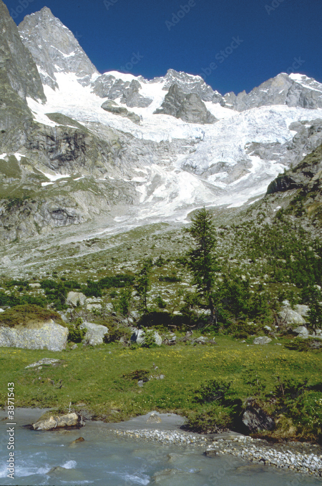 Aosta Valley, Italian side of Mont Blanc mountain range.