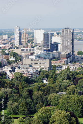 Aerial photo of the City of Rotterdam (the Netherlands)
