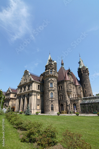 Castle in Moszna, Poland