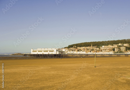 weston super mare beach seashore somerset england uk photo