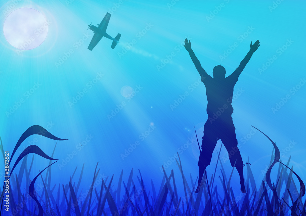 Fototapeta premium Attendez moi