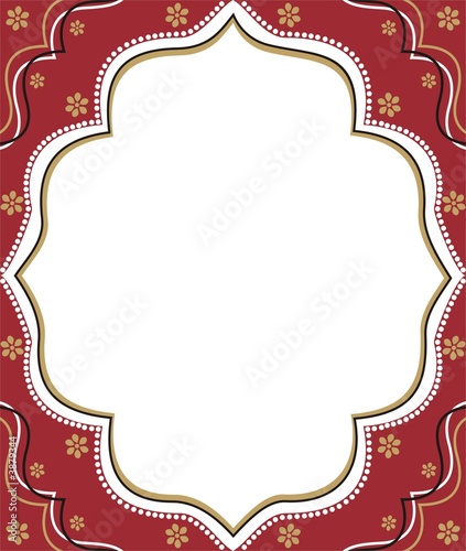 Arabic-style frame