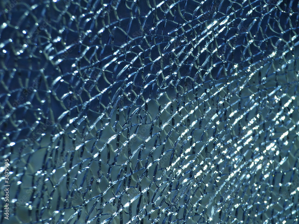 Fototapeta premium zerbrochene glas scheibe