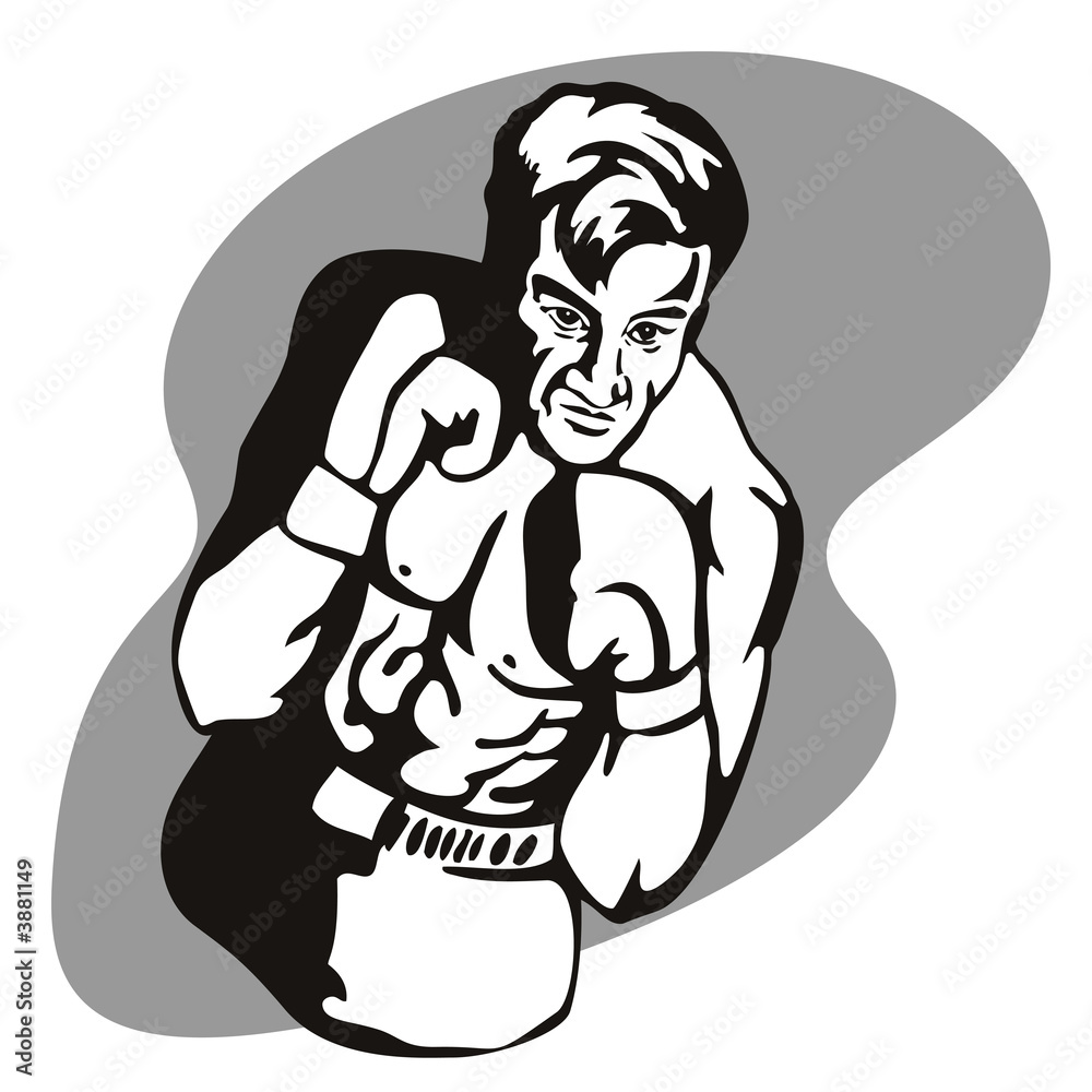Boxer striking a psoe Boxer striking a psoe