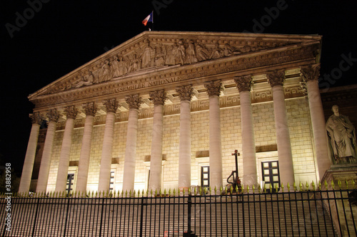 Assemblée nationale la nuit