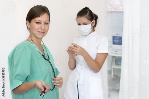 Obraz na płótnie medical young woman w salonie