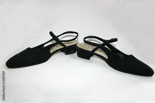 Canvas Print Black Shoes