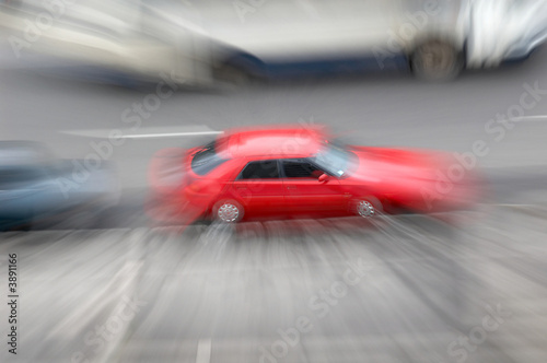 The image of the car in movement © Mykola Velychko