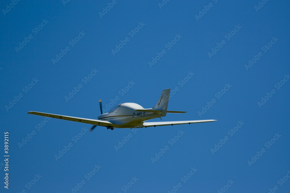 Small airplane at the airshow