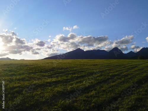 Sunset in The High Tatras