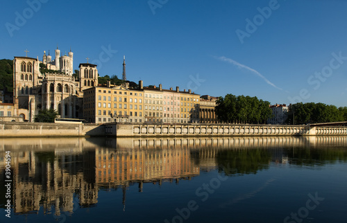 Cityscape of Lyon, France #3904594