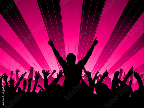 Excited audience