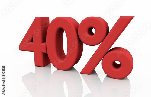 40% rabatt