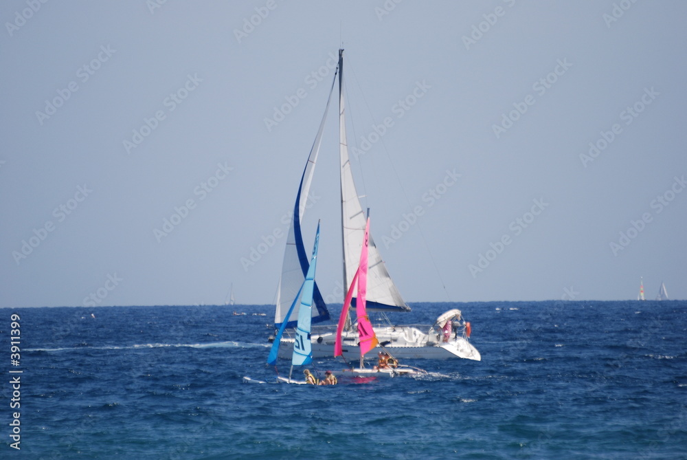 Naklejka premium voilier