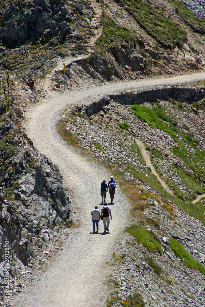 Obraz premium Bergwandern