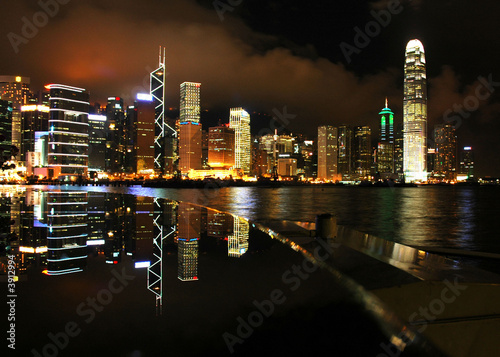 Hong Kong skyline at night (1)