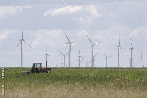 Canvas-taulu texas wind power to create electricity in the panhandle of texas