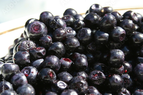 blue berries on the table