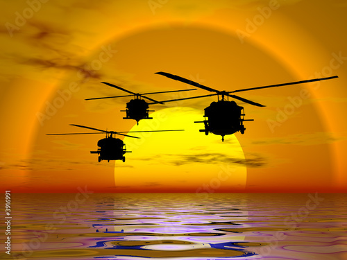 illustration of american navy,army helicopter, blackhawk