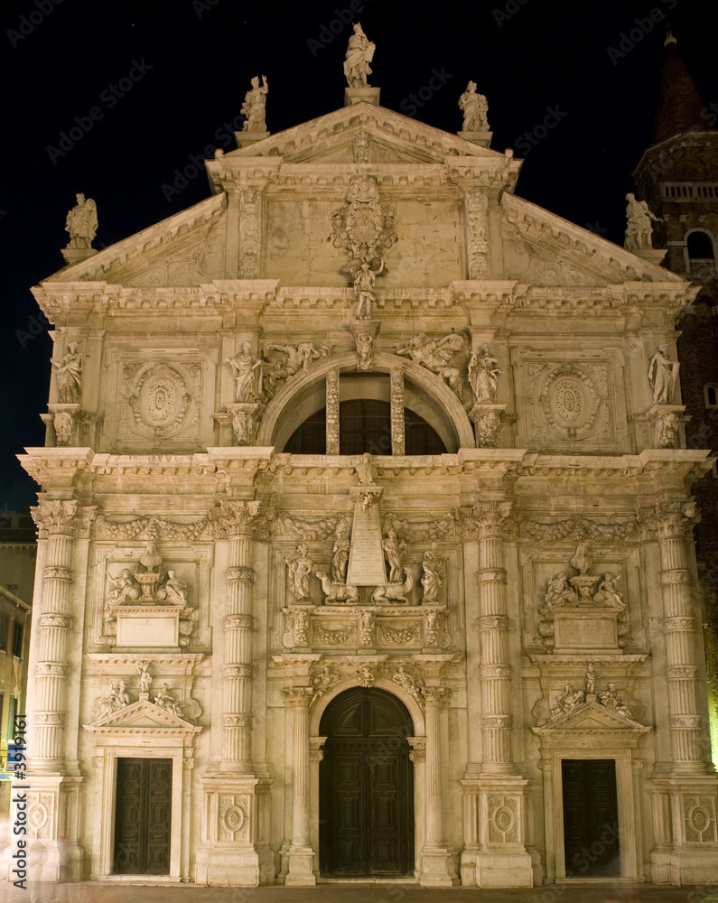 San Moise church in Venice, Italy