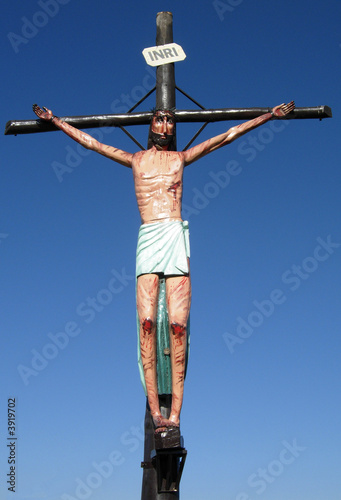 Wooden Statue of Christ photo