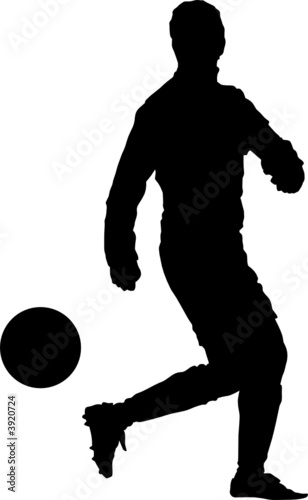 Sport silhouette - Soccer player
