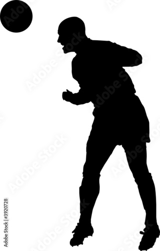 Sport silhouette - Soccer player