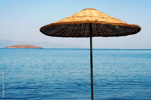 Sea view from beach in the morning
