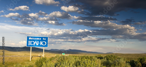 Welcome to Idaho sign photo