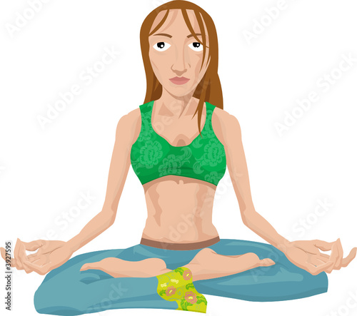 new age type hippy woman