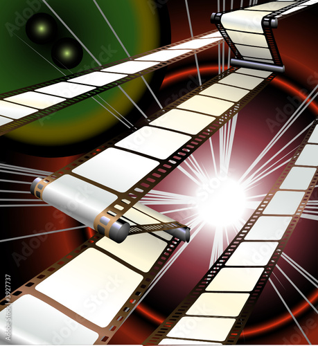 film inside a camera or projector
