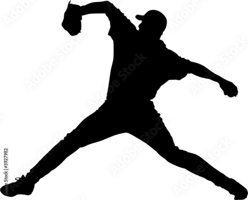 Sport silhouette - baseball player