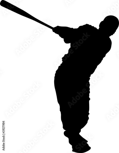 Sport silhouette - baseball player