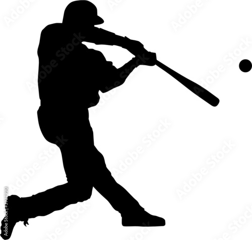 Sport silhouette - baseball player
