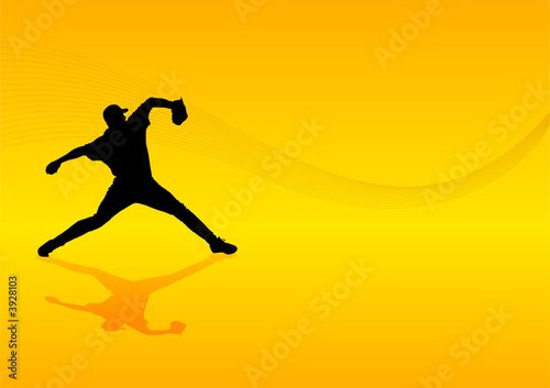 Background baseball player