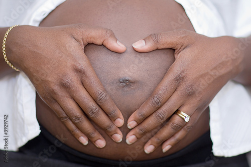 married african american pregnant woman