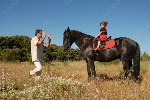 leçon d'équitation