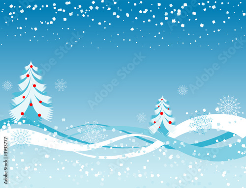 Snowflake background, vector illustration