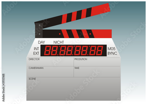 claquete de cinema