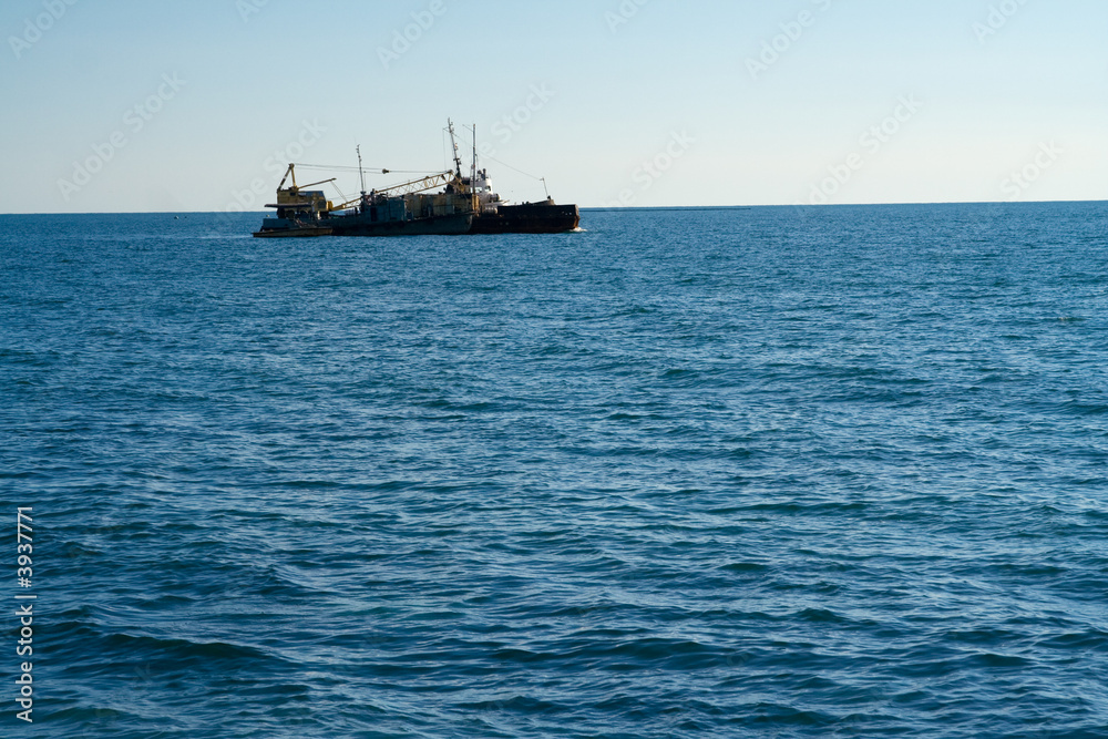 Ship at the sea