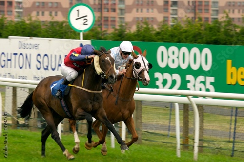 Принти на полотні Horse Racing