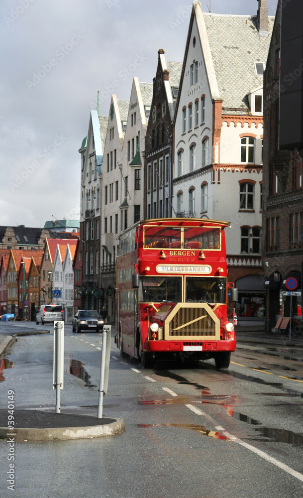 Obraz premium Bergen double-decker