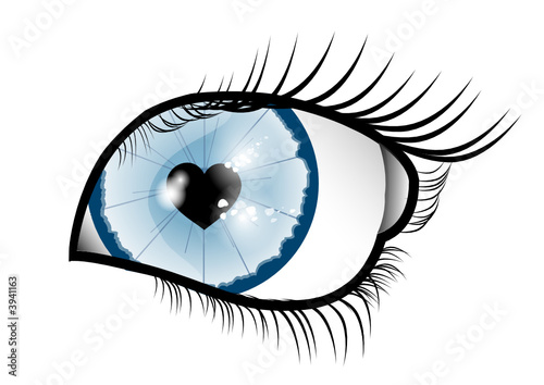 Blu eye in love